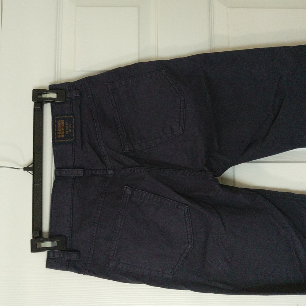 Brooks Brothers Slim Fit Stretch Chino Pants Men Sz W28/L32 - Picture 4 of 8
